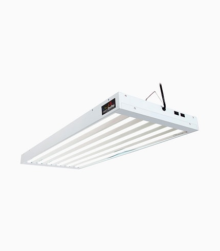 Agrobrite T5 324W 4' 6-Tube Fixture With Lamps