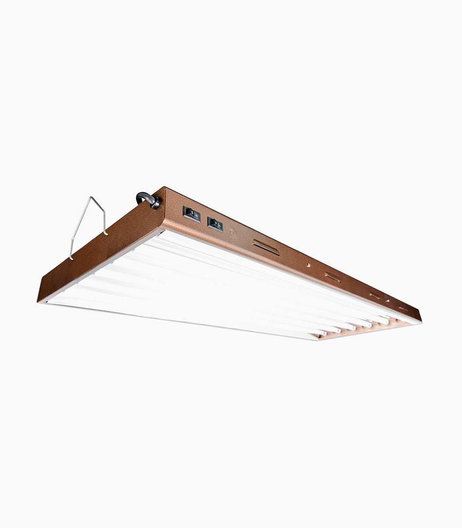 Agrobrite Designer T5 324W 4' 6-Tube Fixture With Lamps
