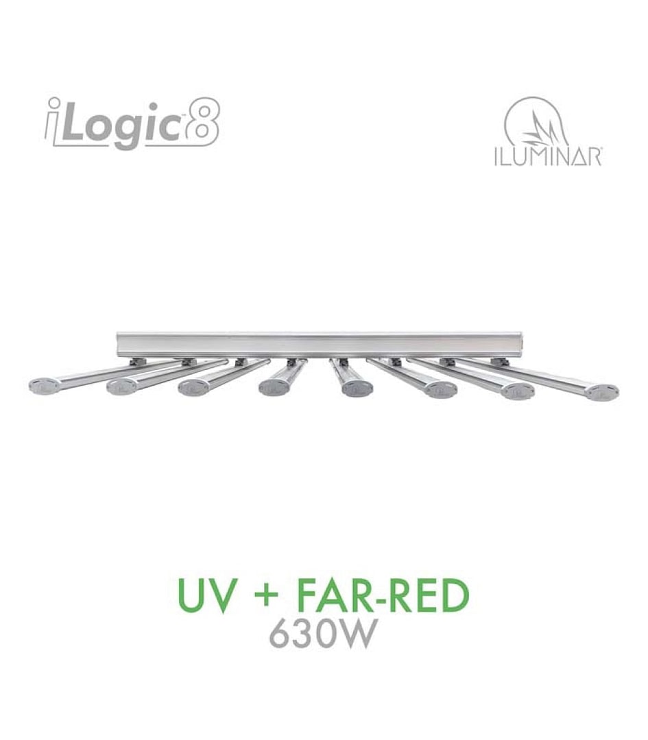 ILUMINAR 630W iLogic8 LED Grow Light UV Far-Red 120V-277V